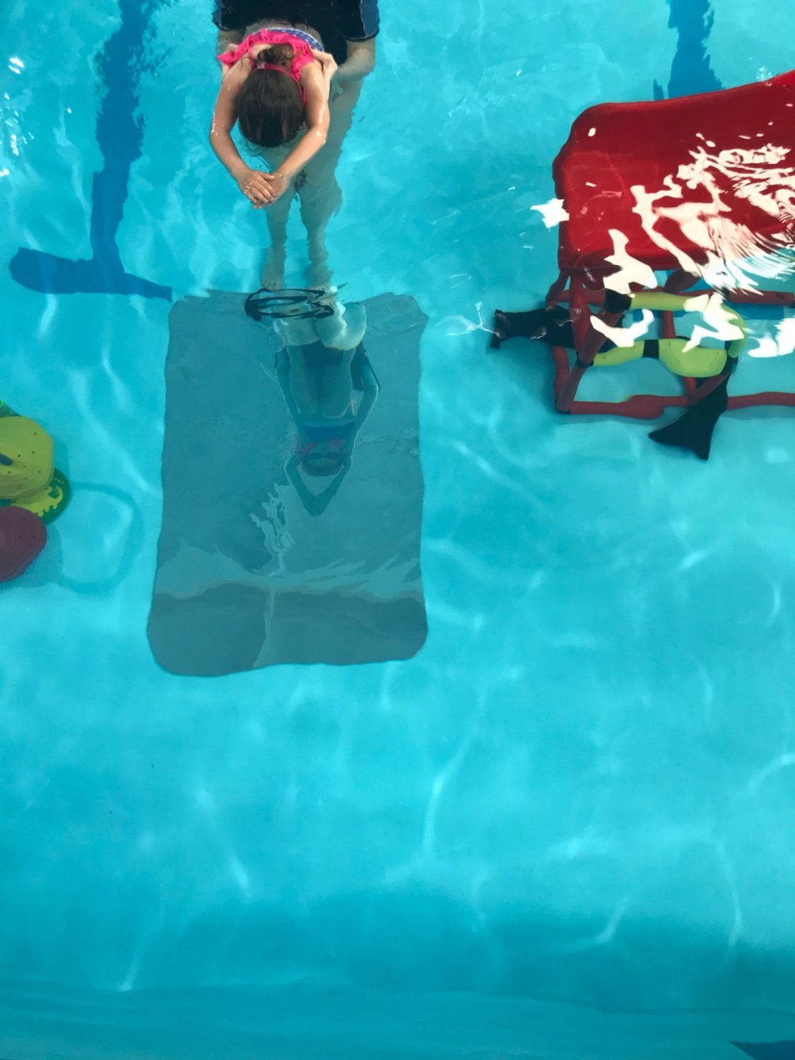 Swimming mirror