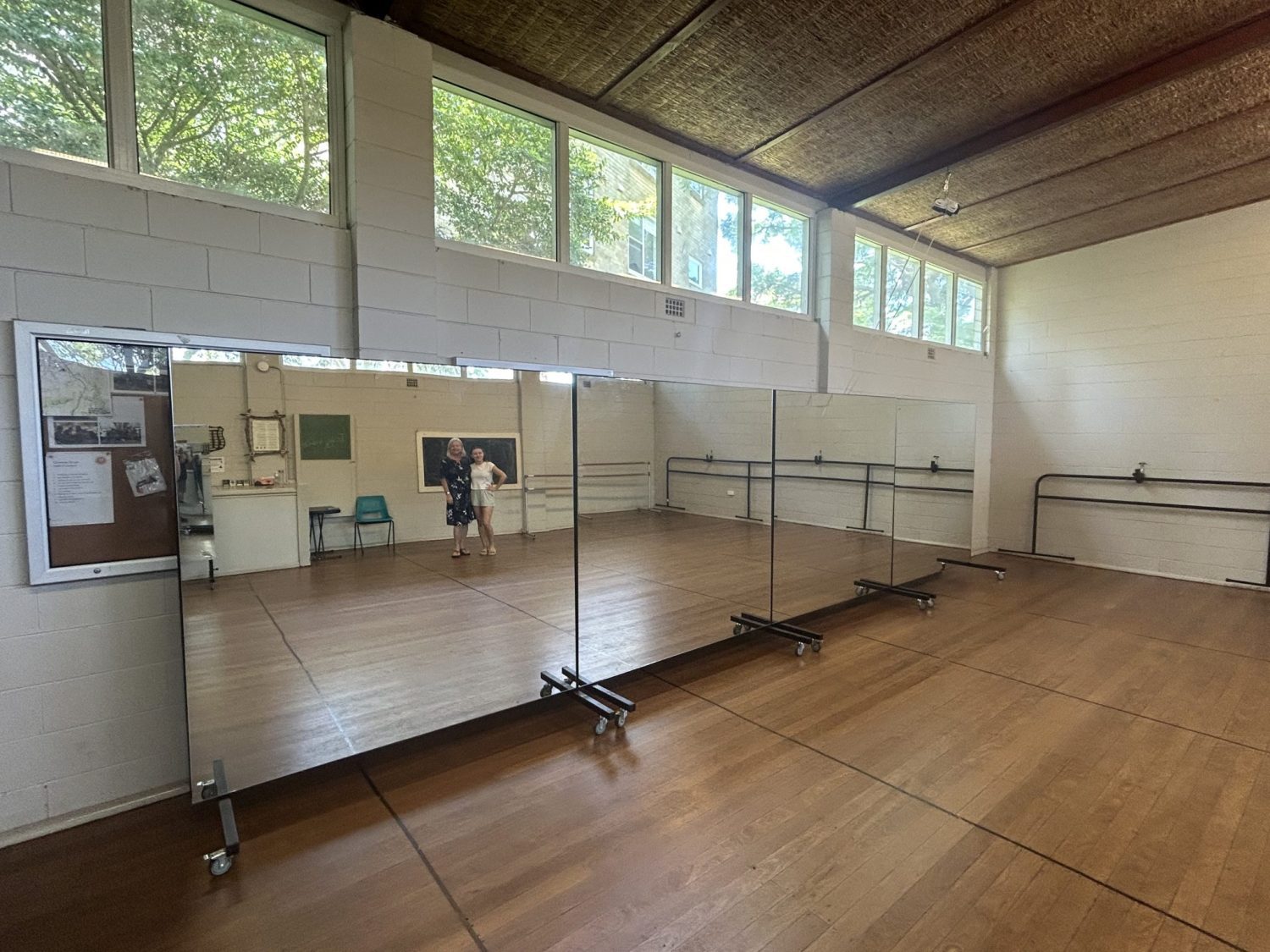 Cammeray Dance Academy with 4 STM Rollaway Dance Mirrors