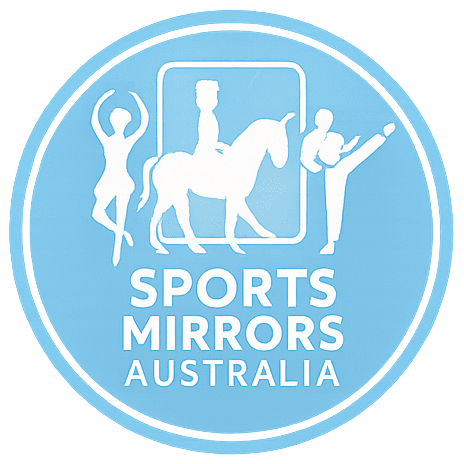Sports Mirrors Australia round Logo