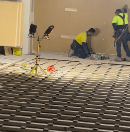 Split Batten Sprung Floor Work in Progress
