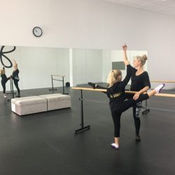 Dancer & Teacher with STM Mirror and Barre