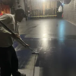 Glenn St Theatre Weathertex & Total Blitz Black Stage Paint