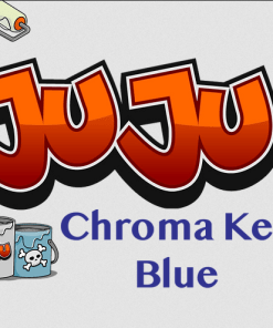chroma key blue paint