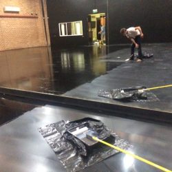 Applying JuJu Clear finish
