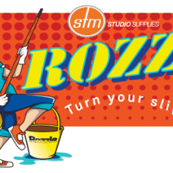 Rozzie Rosin Logo Dance Floor Grip Treatment