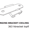 hanging bracket top fixing