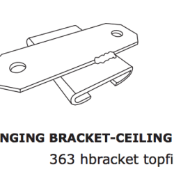 hanging bracket top fixing