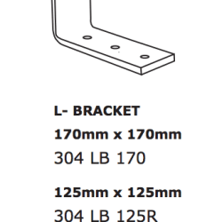 L-Bracket 304 lb