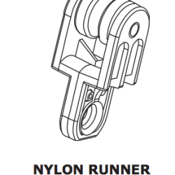 Nylon track runners