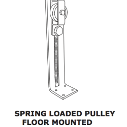 Spring Loaded Floor Pulley