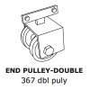 Double end pulley
