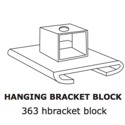 Hanging bracket block