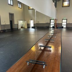 Alternative view of Glass Rollaway Mirror